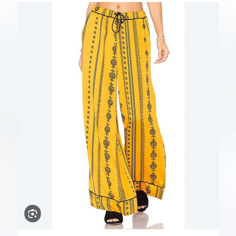 House of Harlow, Joni Pants, Inca Pajama Print, Size L.